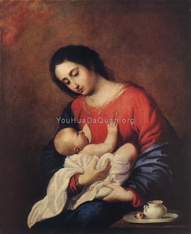 Madonna with Child - 弗朗西斯科·德·苏巴朗